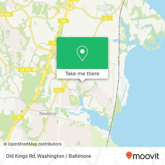 Mapa de Old Kings Rd, Woodbridge, VA 22191