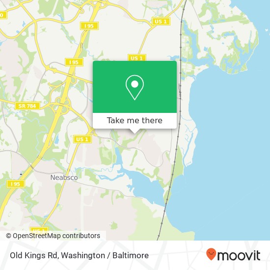 Mapa de Old Kings Rd, Woodbridge, VA 22191