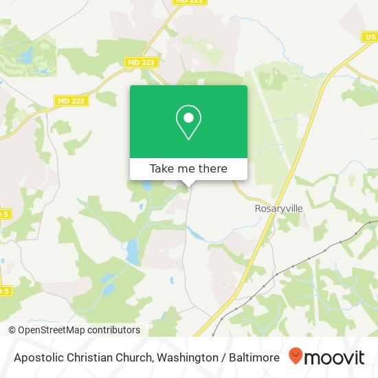 Apostolic Christian Church, 9711 Frank Tippett Rd map