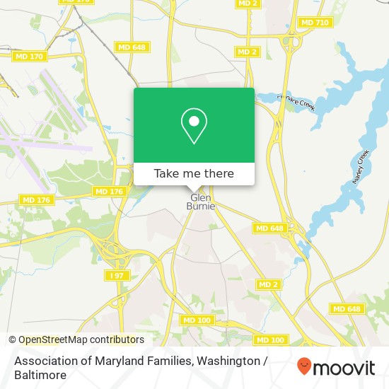 Association of Maryland Families map