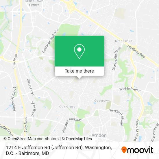 1214 E Jefferson Rd map