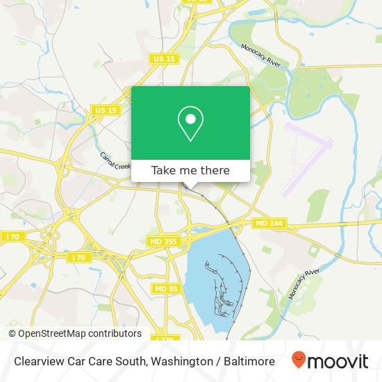 Clearview Car Care South, 102 S Wisner St map
