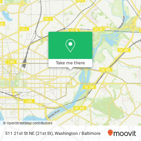 511 21st St NE (21st St), Washington, DC 20002 map