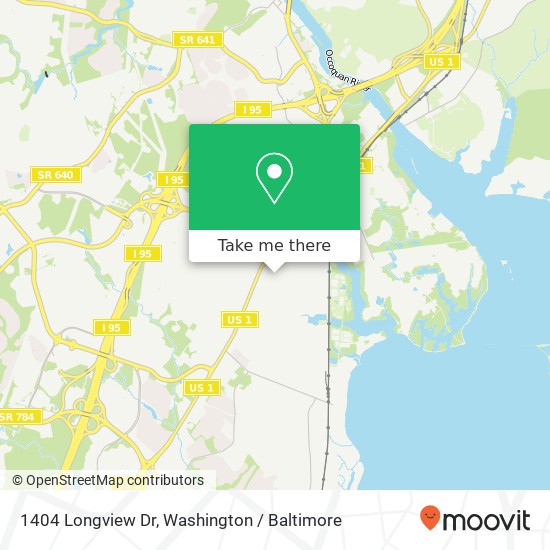 1404 Longview Dr, Woodbridge, VA 22191 map