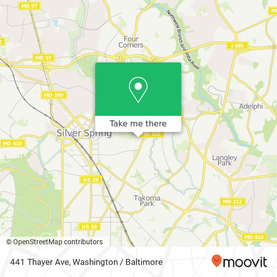 441 Thayer Ave, Silver Spring, MD 20910 map