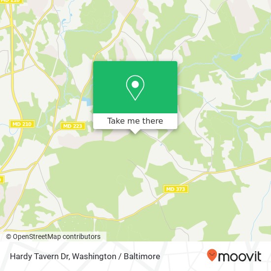 Mapa de Hardy Tavern Dr, Accokeek, MD 20607