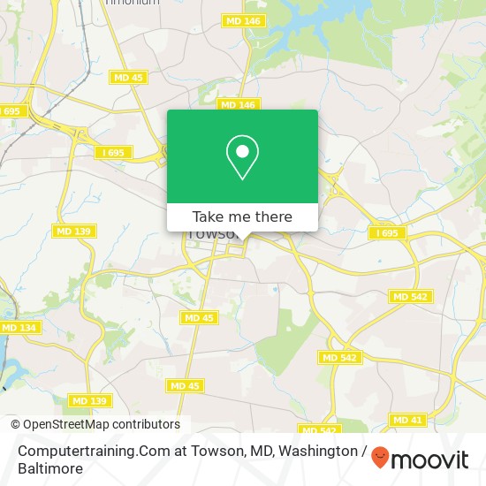 Computertraining.Com at Towson, MD, 501 Fairmount Ave map