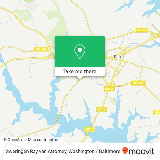 Sweringen Ray van Attorney, 2661 Riva Rd map