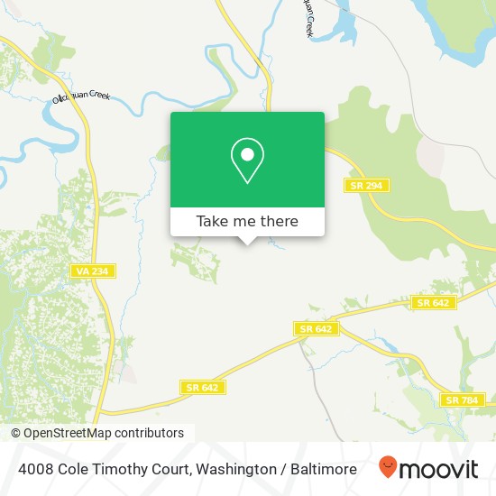 4008 Cole Timothy Court, 4008 Cole Timothy Ct, Manassas, VA 20112, USA map