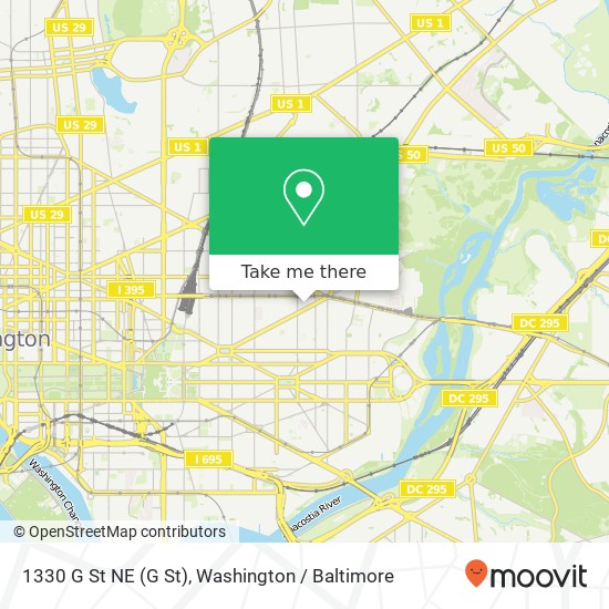 1330 G St NE (G St), Washington, DC 20002 map