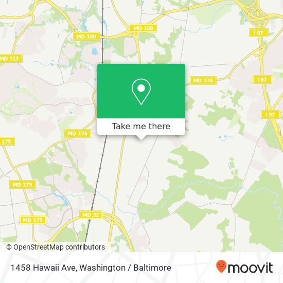 1458 Hawaii Ave, Severn, MD 21144 map
