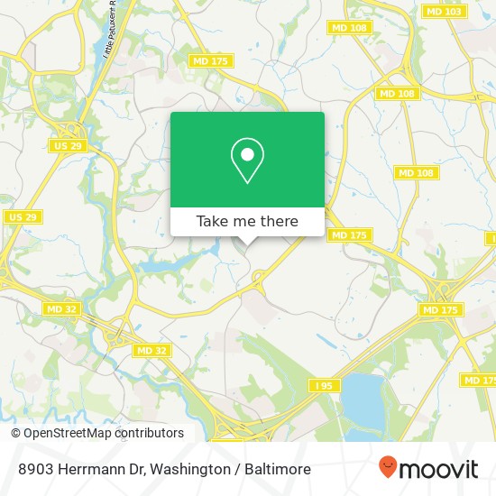 8903 Herrmann Dr, Columbia, MD 21045 map