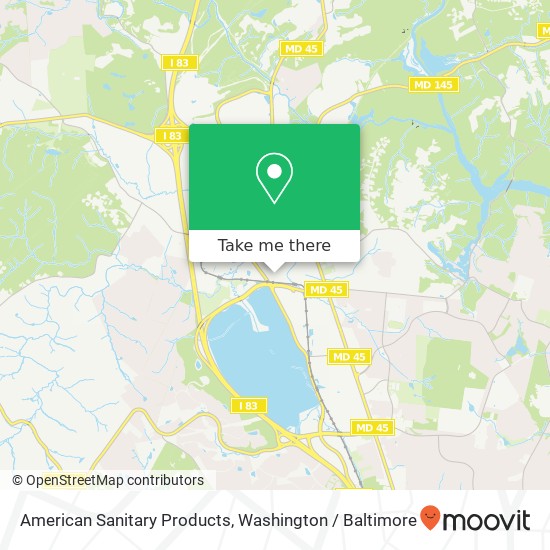 American Sanitary Products, 1 Beaver Ct map