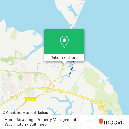 Mapa de Home Advantage Property Management, 1052 Lido Dr