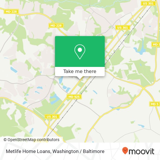 Mapa de Metlife Home Loans