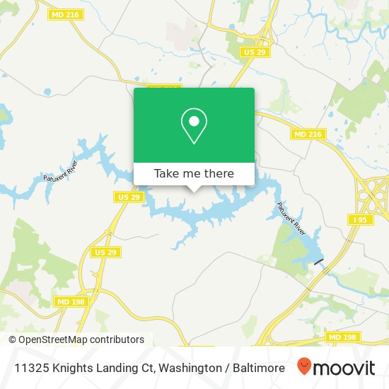 11325 Knights Landing Ct, Laurel, MD 20723 map