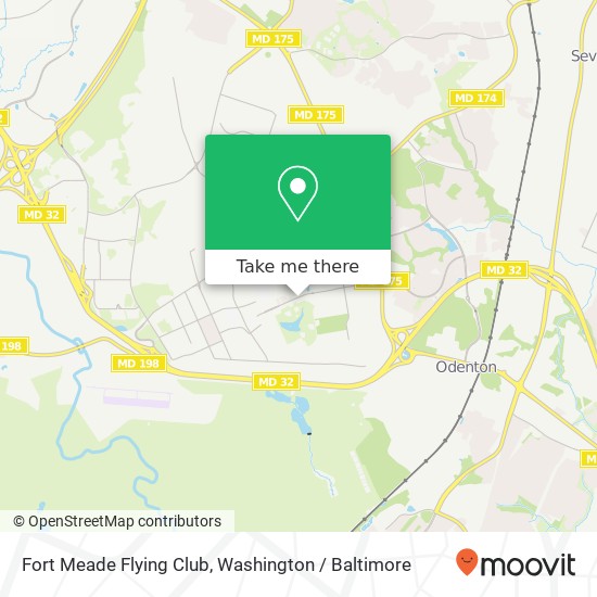 Fort Meade Flying Club map