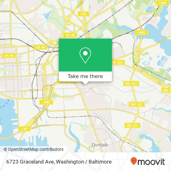 6723 Graceland Ave, Baltimore, MD 21224 map