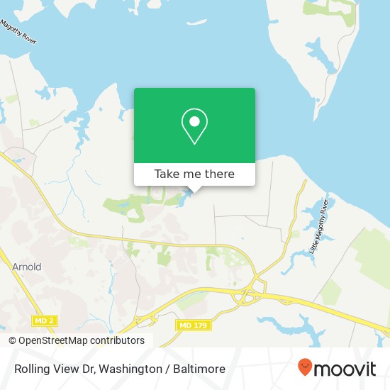 Rolling View Dr, Annapolis, MD 21409 map