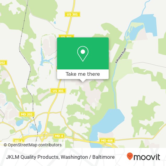 Mapa de JKLM Quality Products, 16602 Village Dr W