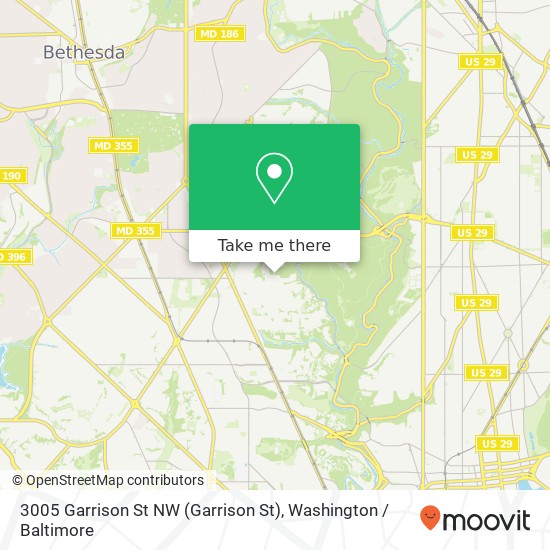 3005 Garrison St NW (Garrison St), Washington, DC 20008 map