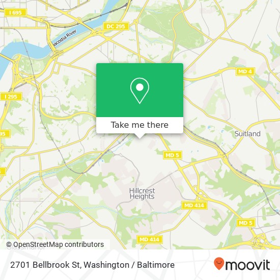 2701 Bellbrook St, Temple Hills, MD 20748 map