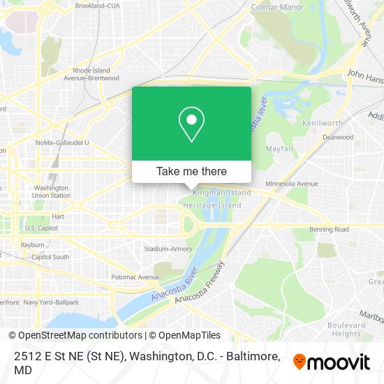 2512 E St NE map