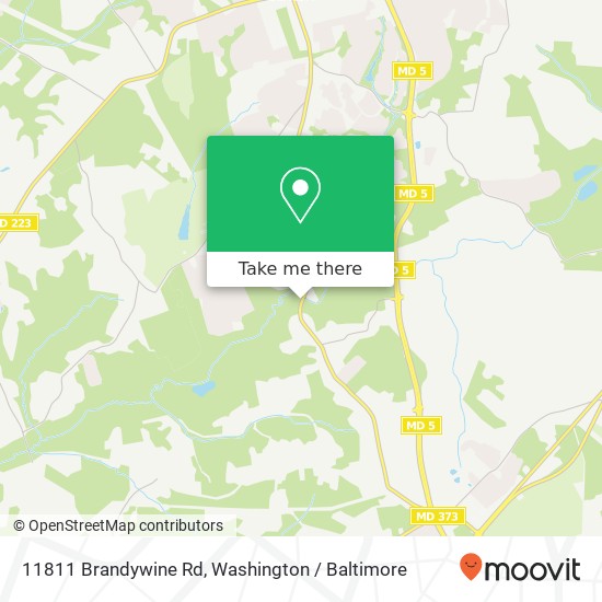 Mapa de 11811 Brandywine Rd, Clinton, MD 20735