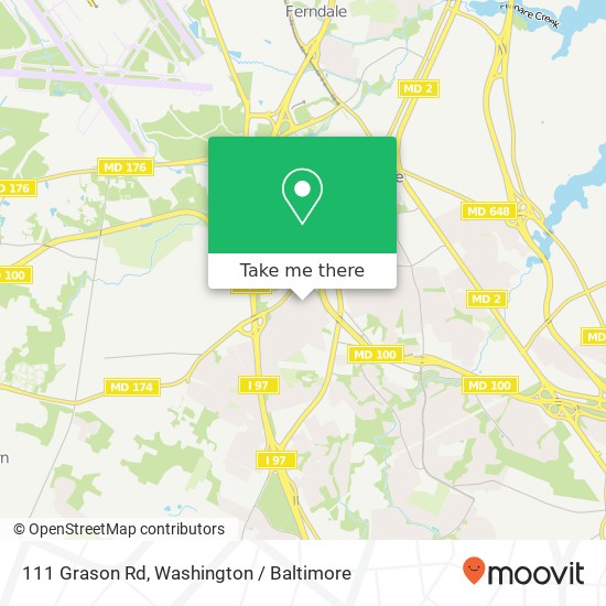 111 Grason Rd, Glen Burnie, MD 21061 map