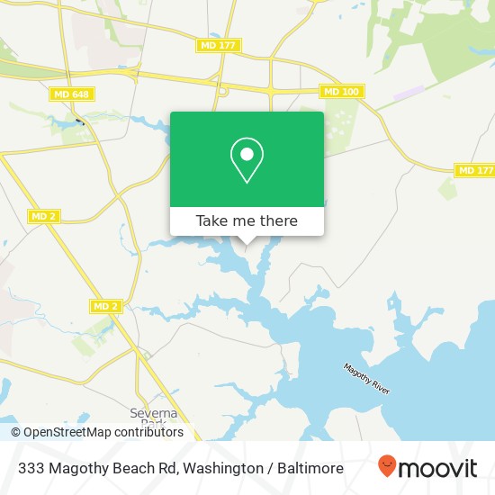 333 Magothy Beach Rd, Pasadena, MD 21122 map