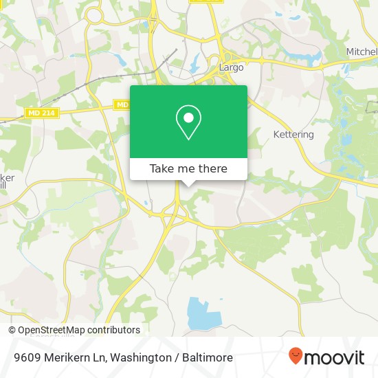 9609 Merikern Ln, Upper Marlboro, MD 20774 map