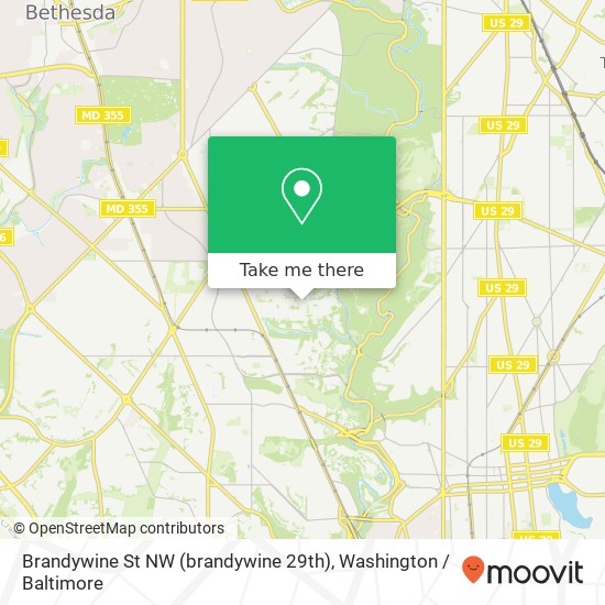 Brandywine St NW (brandywine 29th), Washington, DC 20008 map