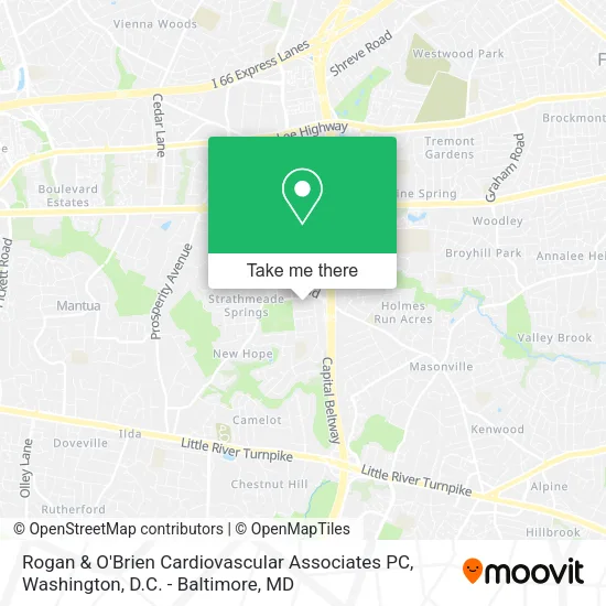 Rogan & O'Brien Cardiovascular Associates PC map