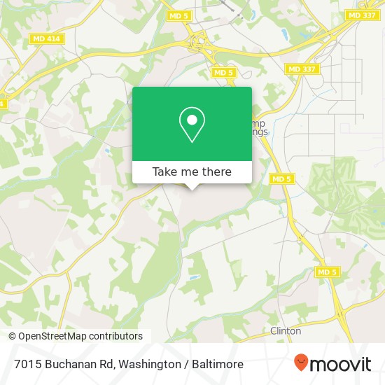 7015 Buchanan Rd, Temple Hills, MD 20748 map