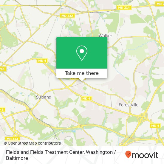 Mapa de Fields and Fields Treatment Center, 6108 Old Silver Hill Rd