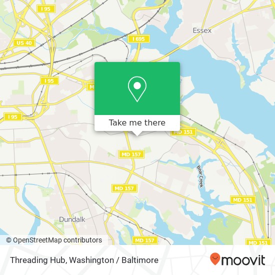 Mapa de Threading Hub, 2511 Plainfield Rd