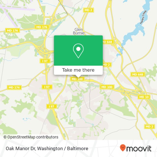 Oak Manor Dr, Glen Burnie, MD 21061 map