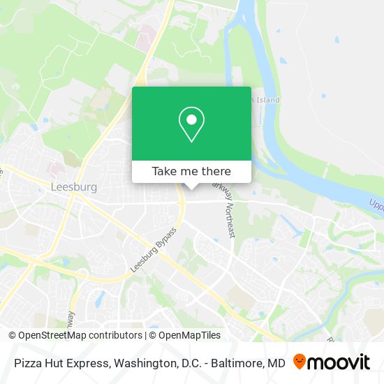 Pizza Hut Express map