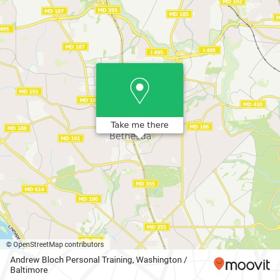 Andrew Bloch Personal Training, 4550 Montgomery Ave map