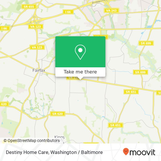 Mapa de Destiny Home Care, 4021 Williamsburg Ct