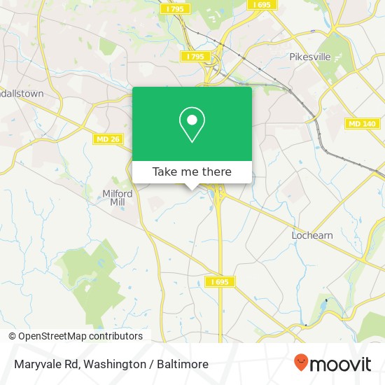 Maryvale Rd, Windsor Mill, MD 21244 map