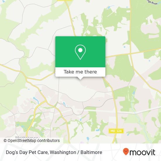 Mapa de Dog's Day Pet Care, 8333 Exodus Dr