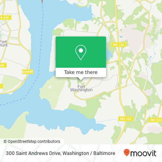 300 Saint Andrews Drive, 300 St Andrews Dr, Fort Washington, MD 20744, USA map