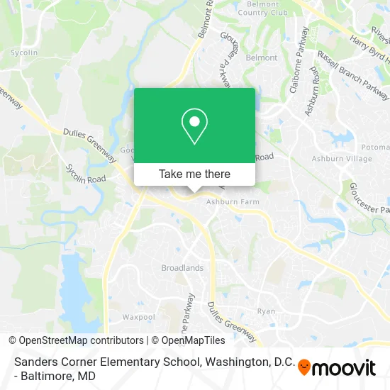 Sanders Corner Elementary School map
