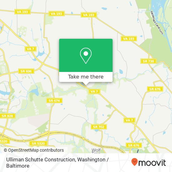 Mapa de Ulliman Schutte Construction