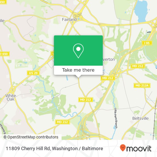 11809 Cherry Hill Rd, Silver Spring, MD 20904 map