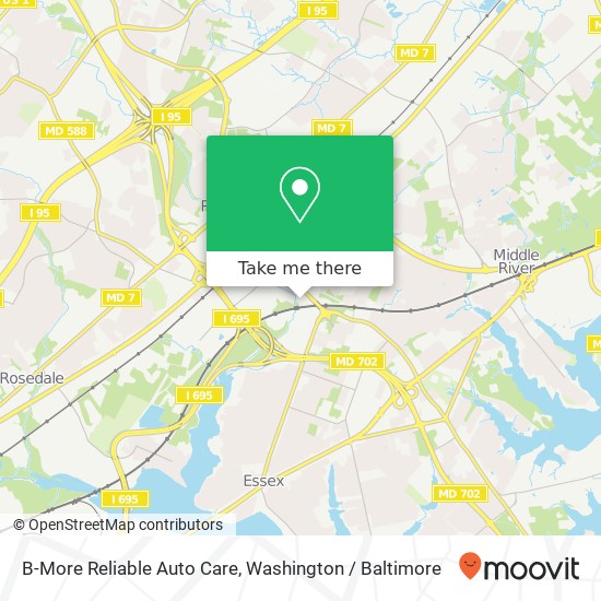 B-More Reliable Auto Care, 7330 Golden Ring Rd map
