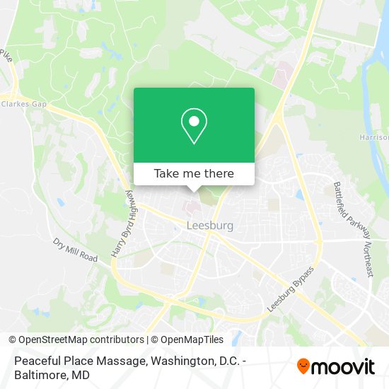 Mapa de Peaceful Place Massage