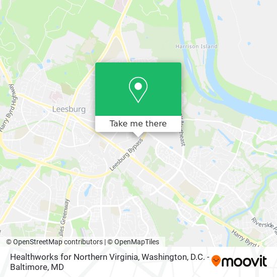 Mapa de Healthworks for Northern Virginia
