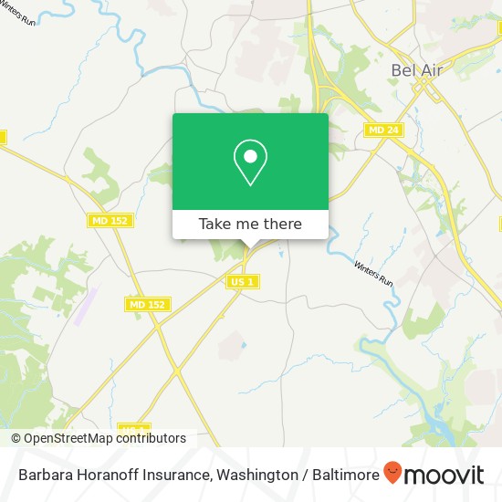 Mapa de Barbara Horanoff Insurance, 1316 Baltimore Pike